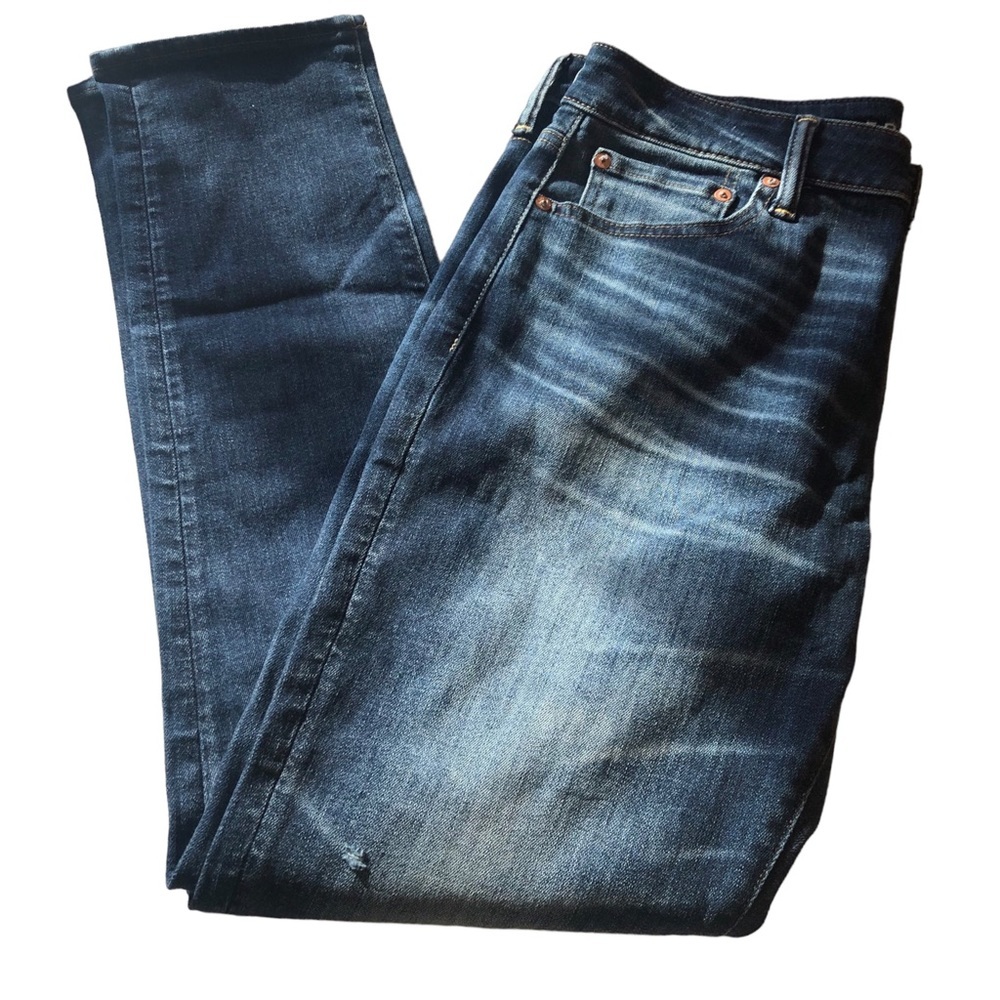 American Eagle AIRFLEX Temp Tech Skinny Jeans 33/32 Cobalt